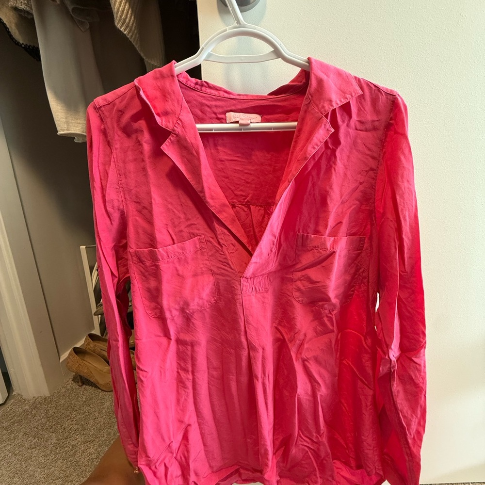 Lily Pulitzer Women's Pink Blouse